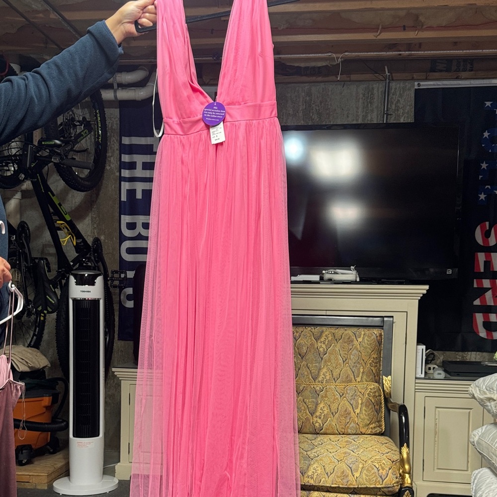 Windsor Vibrant Pink Prom Dress